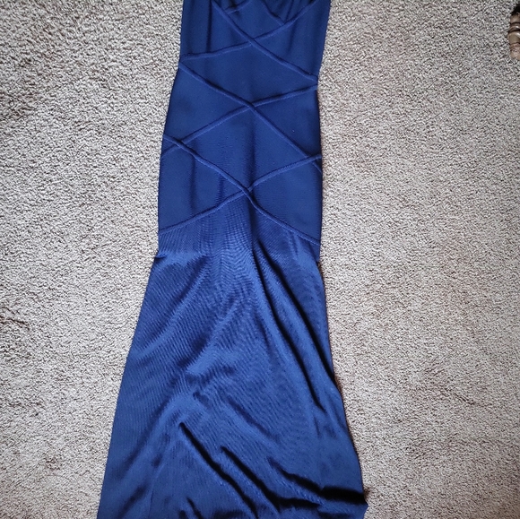 Herve Leger blue dress NWOT. - Picture 7 of 7